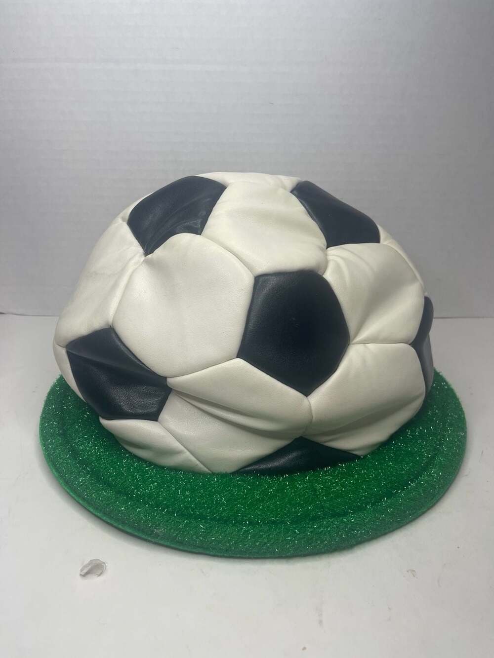 Elope Adult Soccer Ball Novelty Hat with Green Turf Brim